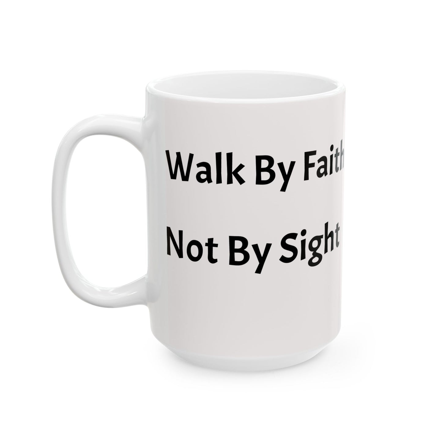 Trusting God Testimony Ceramic Mug — Faith Restoration Coffee Cup (11oz & 15oz)