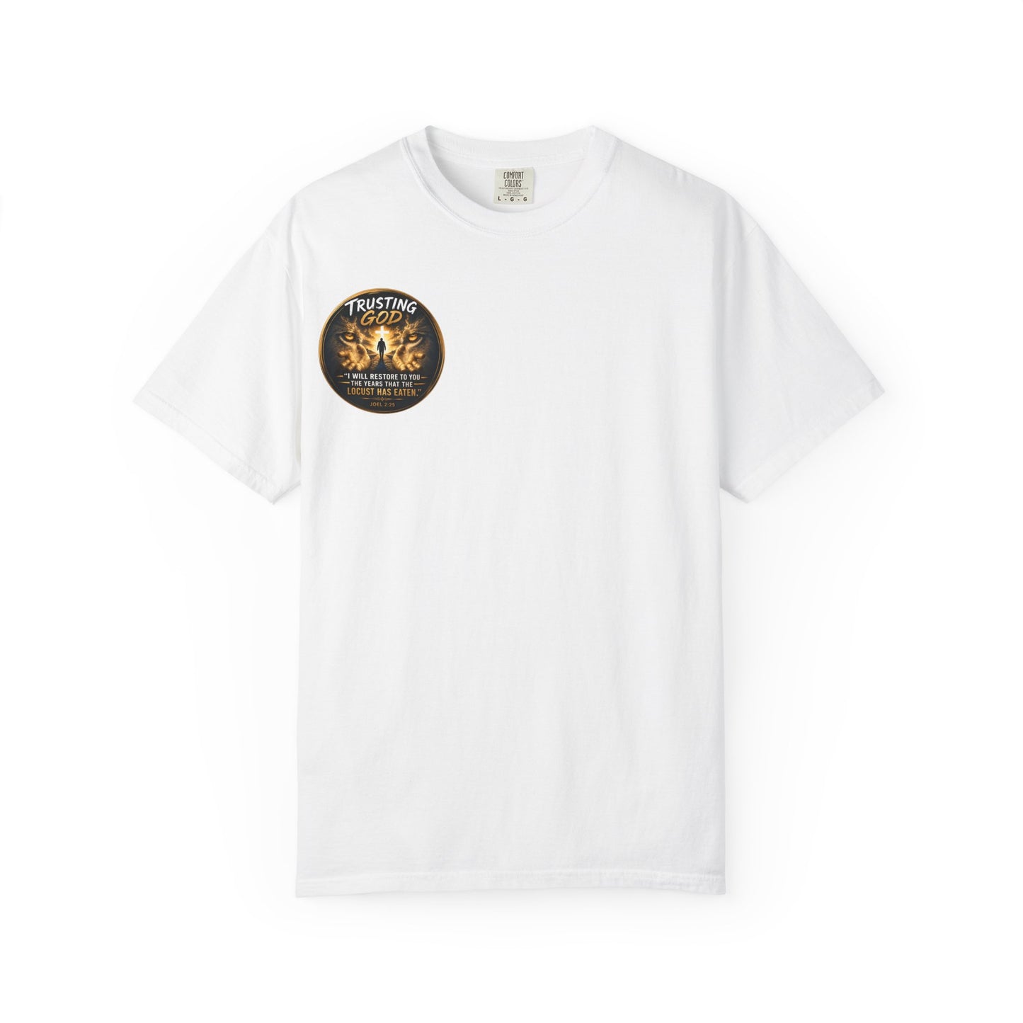 Trusting God T-Shirt — 'Walking by Faith Not by Sight' Christian Tee