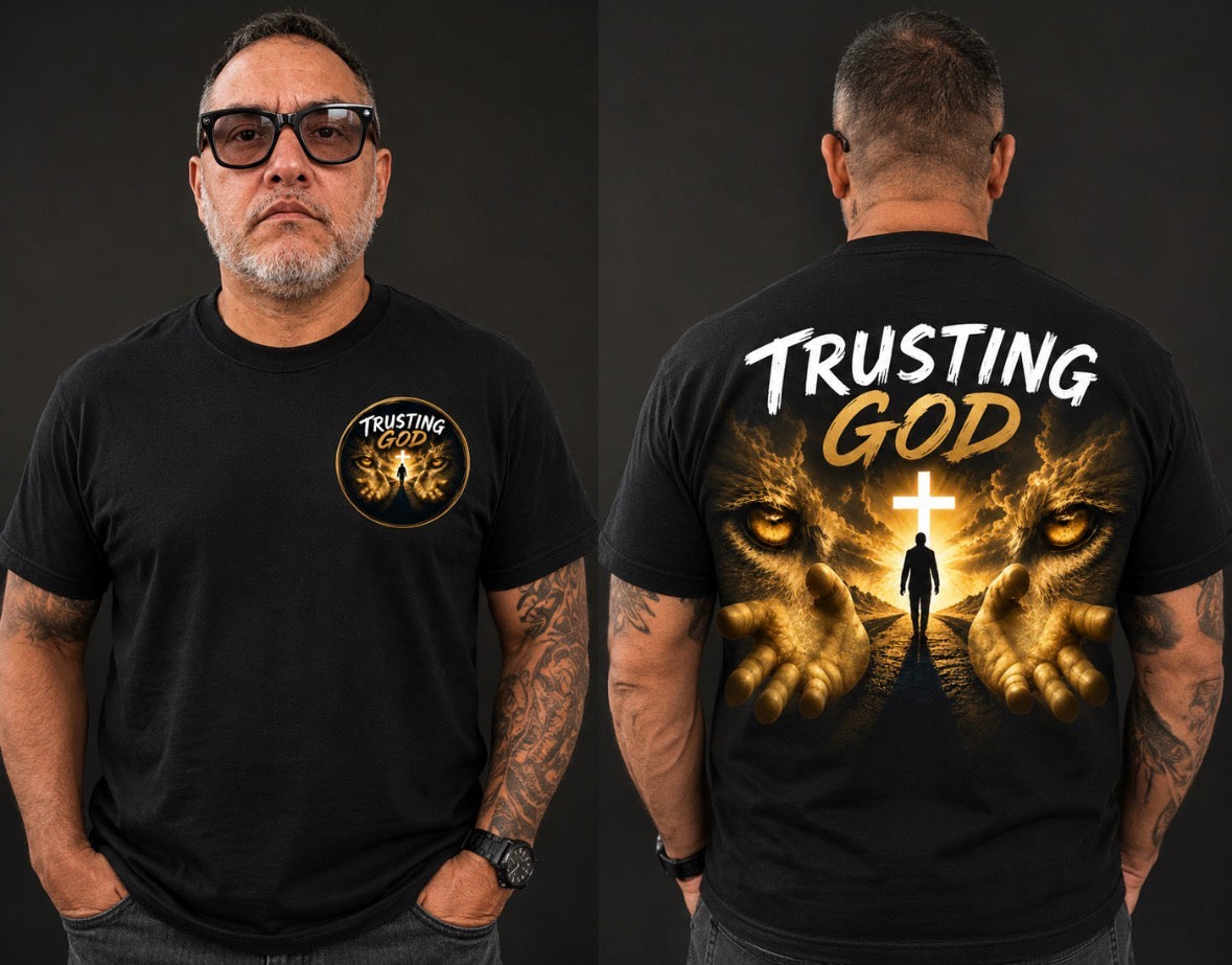 Trusting God T-Shirt — 'Walking by Faith Not by Sight' Christian Tee